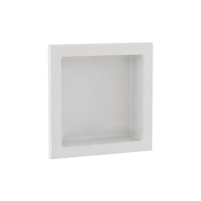 Nicho Banheiro Gaam Thin Embutir 38x38cm Branco