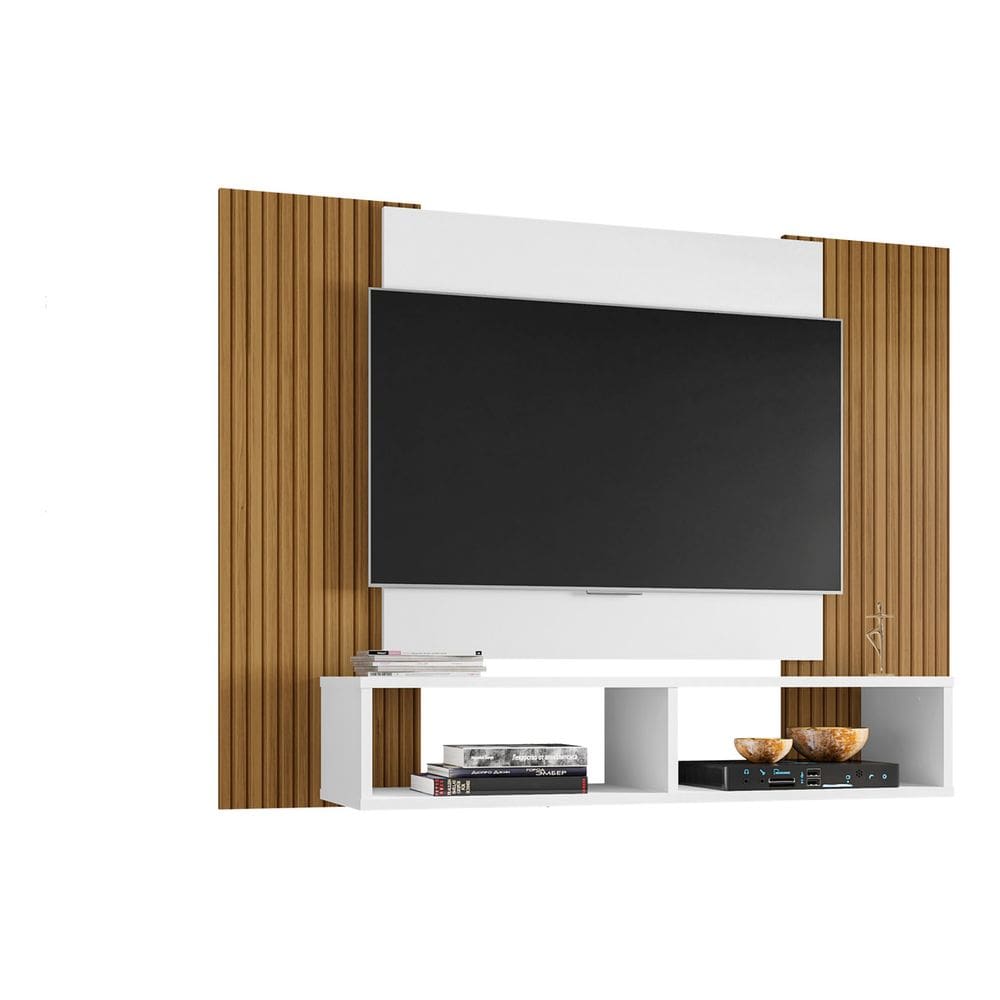 Painel Para Tv Até 42 Polegadas Ripado Navi 1,20m
