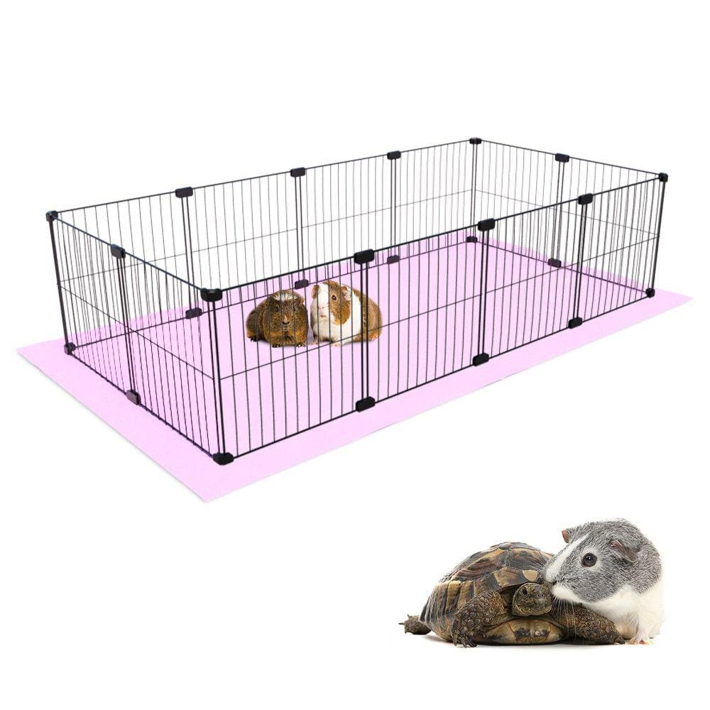 Cercado para Porquinho da Índia Hamster Twister 60x120 com Soft Malha Estreita 2,5x15cm Aramado Pet