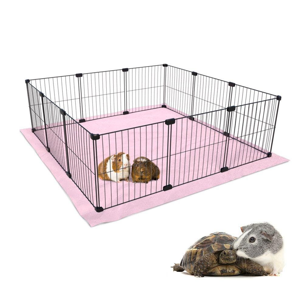 Cercado para Porquinho da Índia Hamster Twister 90x90 com Soft Malha Estreita 2,5x15cm Aramado Pet