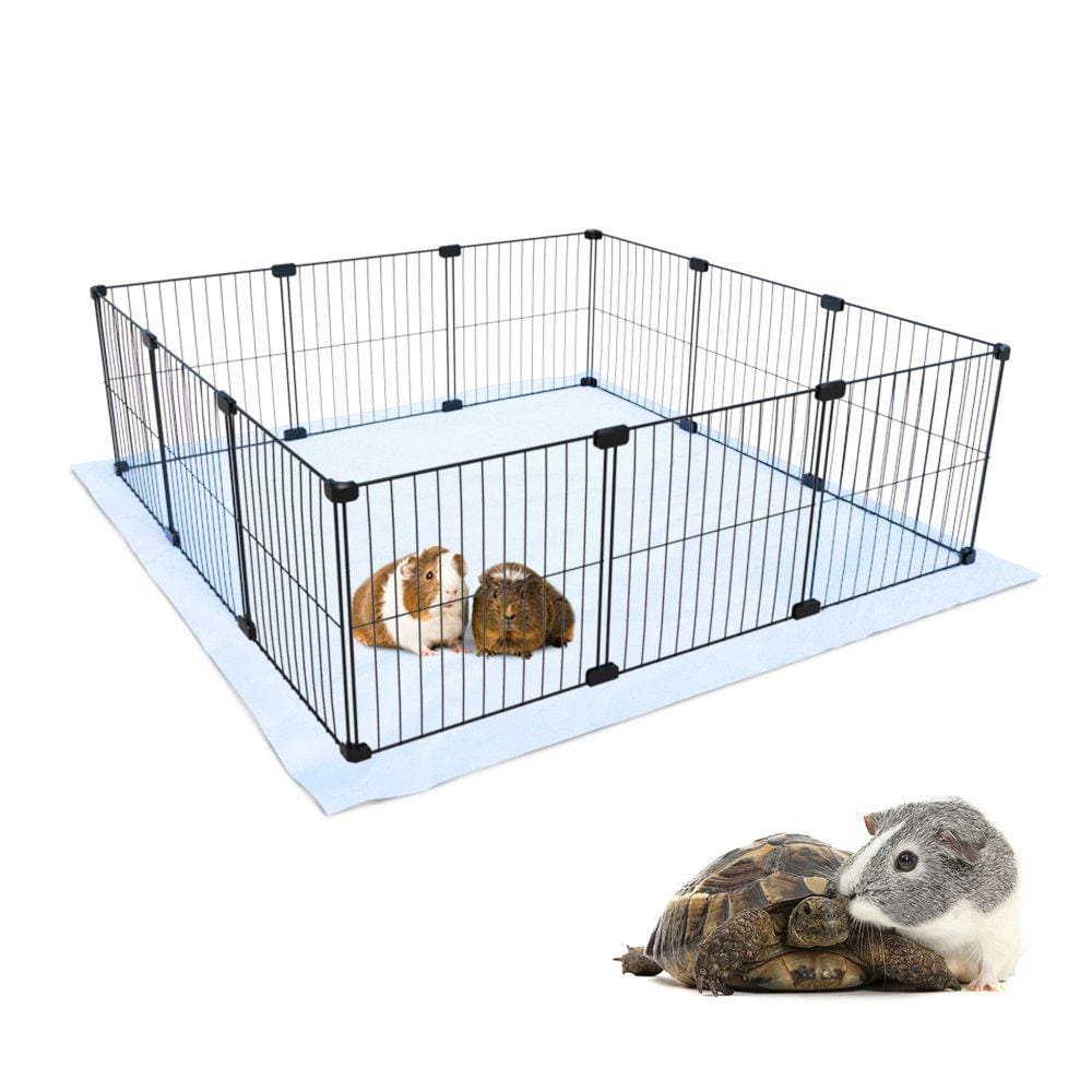 Cercado para Porquinho da Índia Hamster Twister 90x90 com Soft Malha Estreita 2,5x15cm Aramado Pet
