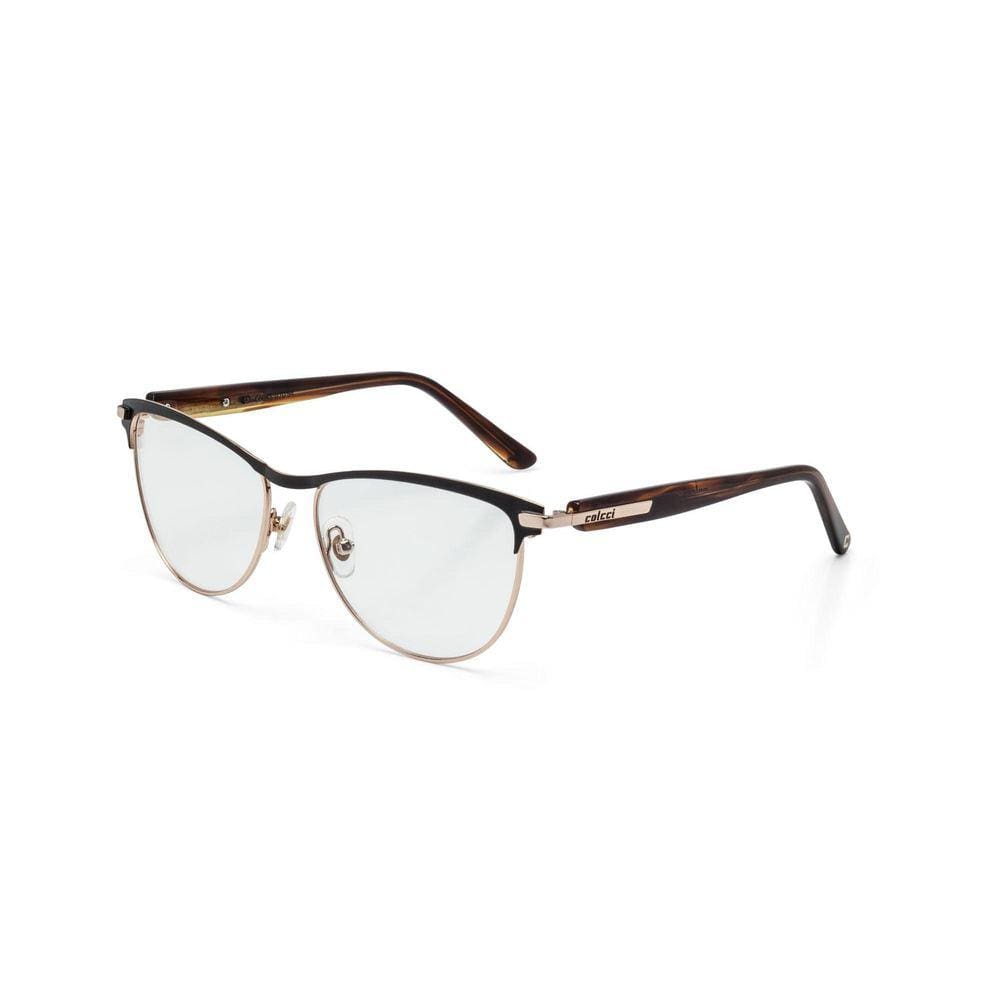 Armação Colcci C6048a7054 - Preto - Feminino - Retrô - 54mm