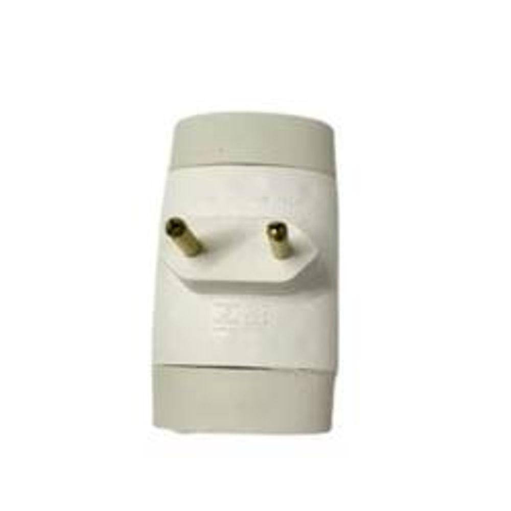 Tomada Benjamim 2P 10 A 250V Branco F.C.