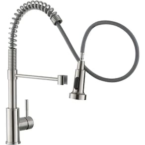 Torneira Gourmet Misturador Monocomando Extensível Aço Escovado