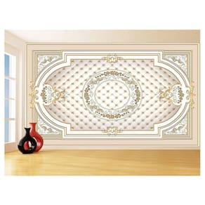 Papel De Parede 3D Floral Textura Sala Flores 3,5M Xfl357