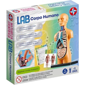 Jogo Educativo 1 Jogador Lab Corpo Humano Estrela