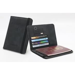 Porta Passaporte Carteira Documentos Cartões Impermeável