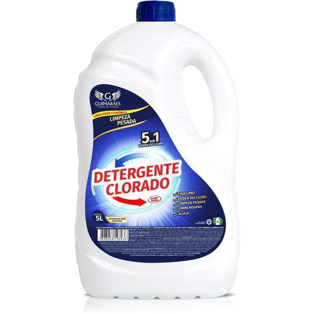 Detergente Clorado Mega Limpo 1L - Limpeza e antimofo poderosos