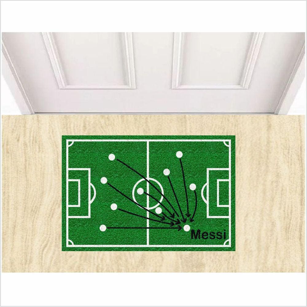 Tapete Messi Em Campo, Tapetes Divertidos.