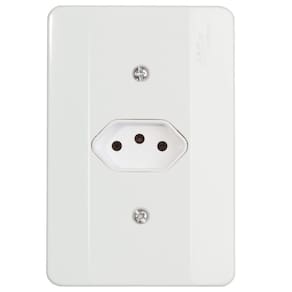 Tomada 2P+T Nbr 20A Placa Horizontal Millenium Unidade