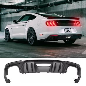 Difusor Para-choque Traseiro Ford Mustang GT March One Black