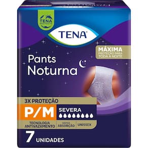 Roupa íntima Tena Pants Noturna P/M 7 Unidades