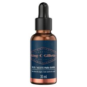 Óleo para Barba King C. Gillette 30ml