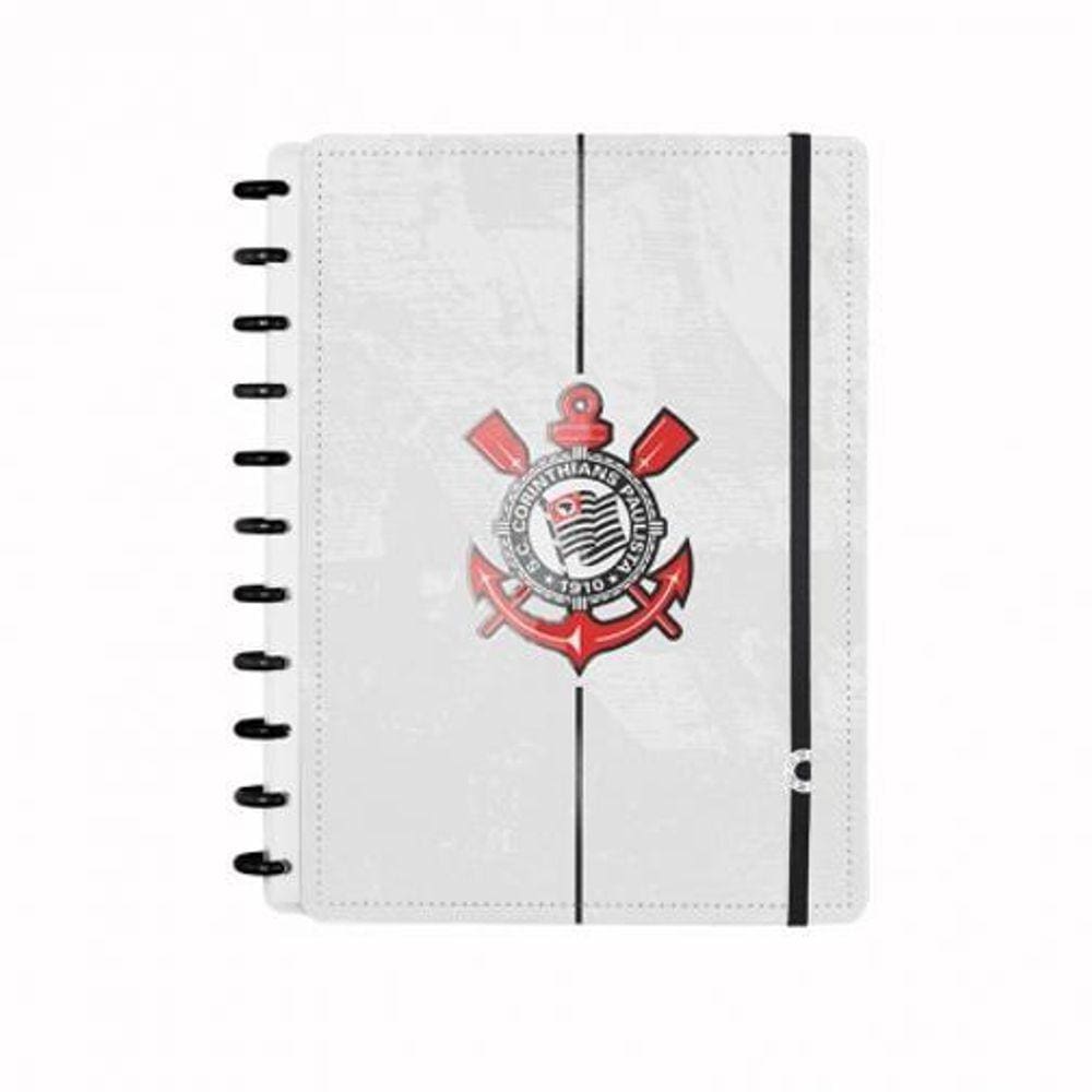 Caderno Inteligente Corinthians Timão Capa Rígida