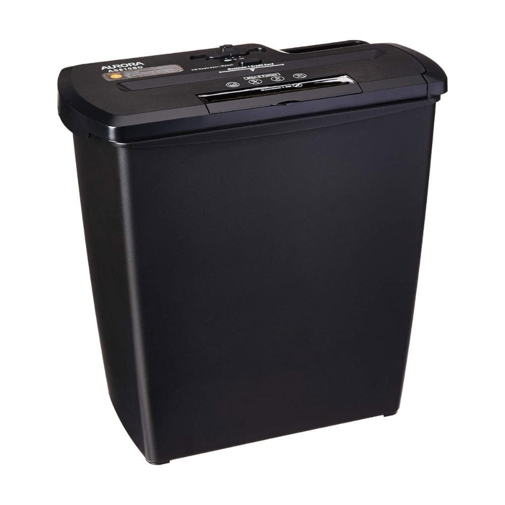 Fragmentadora de Papel e Cartões com Cesto Aurora AS810SD-1 - 127V - Até 8 Folhas - 12 Litros