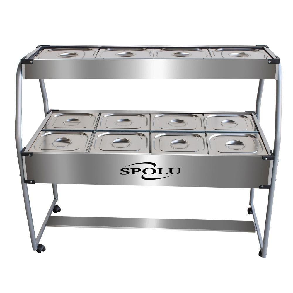 Buffet Combinado Spolu 8 Cubas Quentes 4 Cubas Frias 220V SPL-508CO