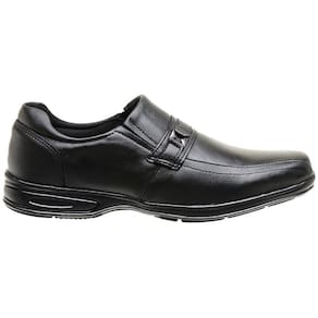Sapato Social Confort Masculino Com Detalhe Preto