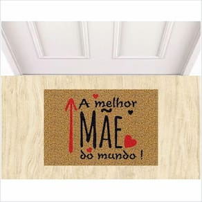 Tapete A Melhor Mãe Do Mundo, Medida Porta.