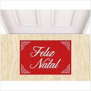 Tapete Feliz Natal Decoração De Natal, Para Sala Quarto Banheiro.