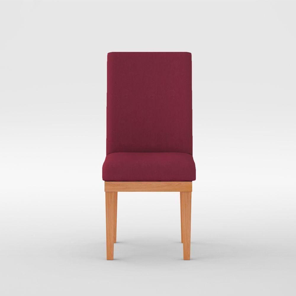 Cadeira Reforçada Estofada marsala