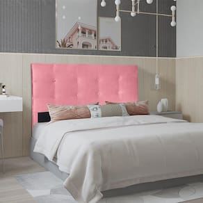 Cabeceira Berlim 90 Cm Para Cama Box Solteiro Rose