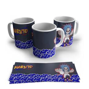 Caneca de Porcelana Naruto Sasuke Estagio 2 Personagens