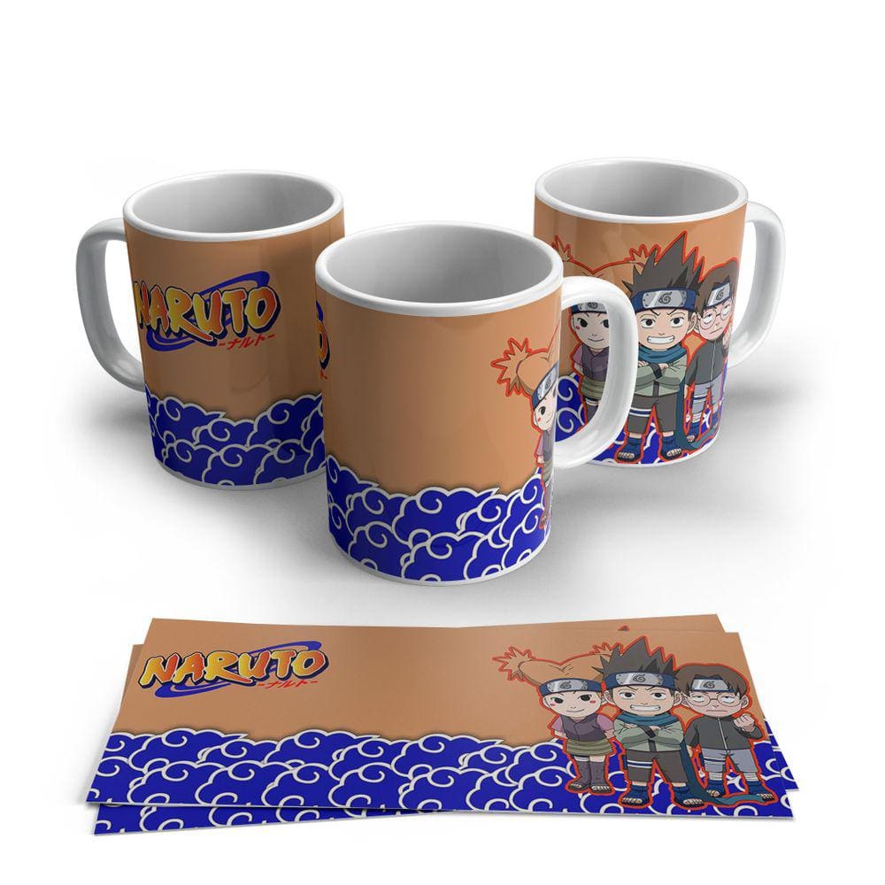 Caneca de Porcelana Naruto Esquadrão Ninja