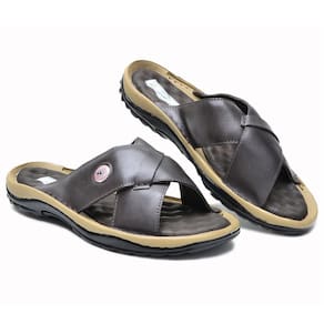 Chinelo Masculino Couro Confortável Dia a Dia Moderno