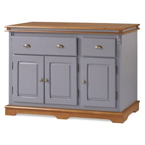 Balcão Buffet De Madeira Com 3 Portas 2 Gavetas Manchester - M52001 Garapa - Verniz