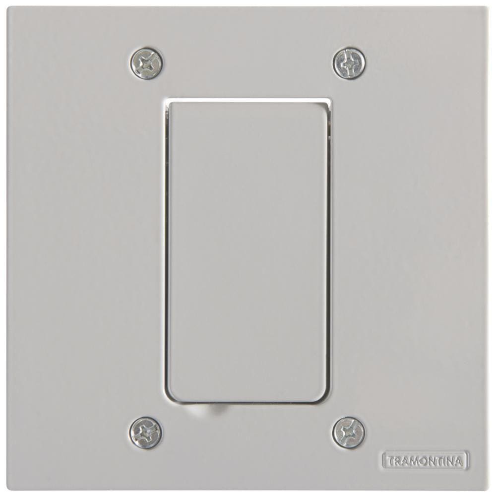 Tampa 1 Posto 4x4 Para Piso Tramontina Modular Cinza