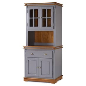 Arca Oratório Com 2 Portas, 1 Gaveta E 2 Portas Vidro Manchester - M52002 Garapa - Verniz