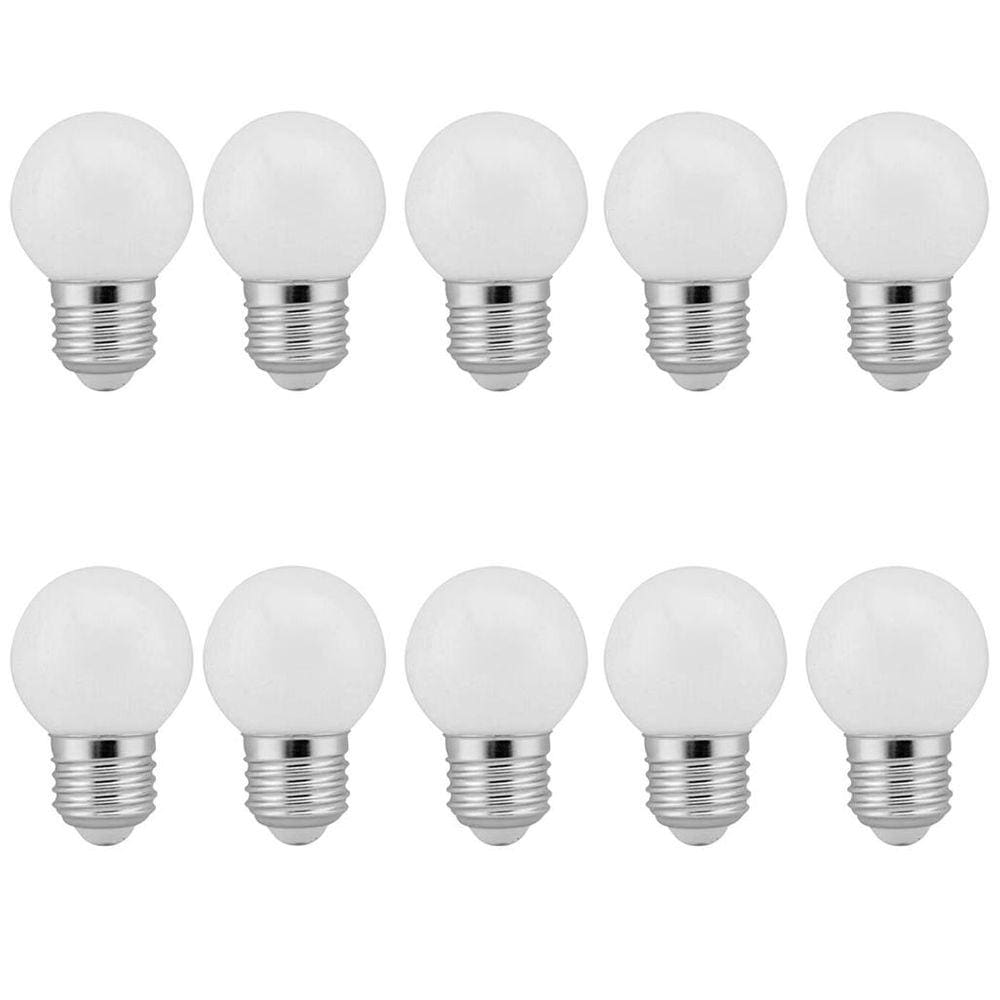 10 Lâmpada Led Bolinha Decorativa Orby 2,5W 220V Branco Frio
