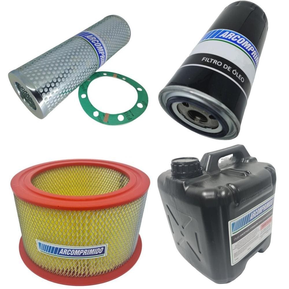 Kit de Filtros e Óleo 8000h Similares Chiaperini Copa 30 G2