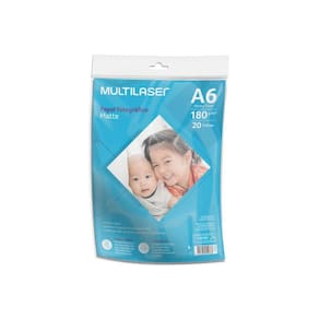 Papel Fotográfico Matte 10X15Cm 180G 20 Folhas - Pe047