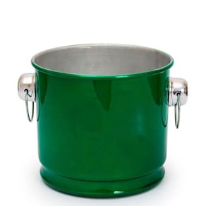 Balde De Gelo E Cerveja Térmico Em Alumínio 12L Verde Green