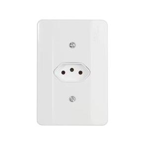 Tomada Mec-Tronic 2P+T 10A Branco