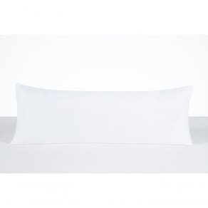 Capa De Travesseiro Para Corpo Xuxão Suavitec Micropercal 200 Fios - Branco
