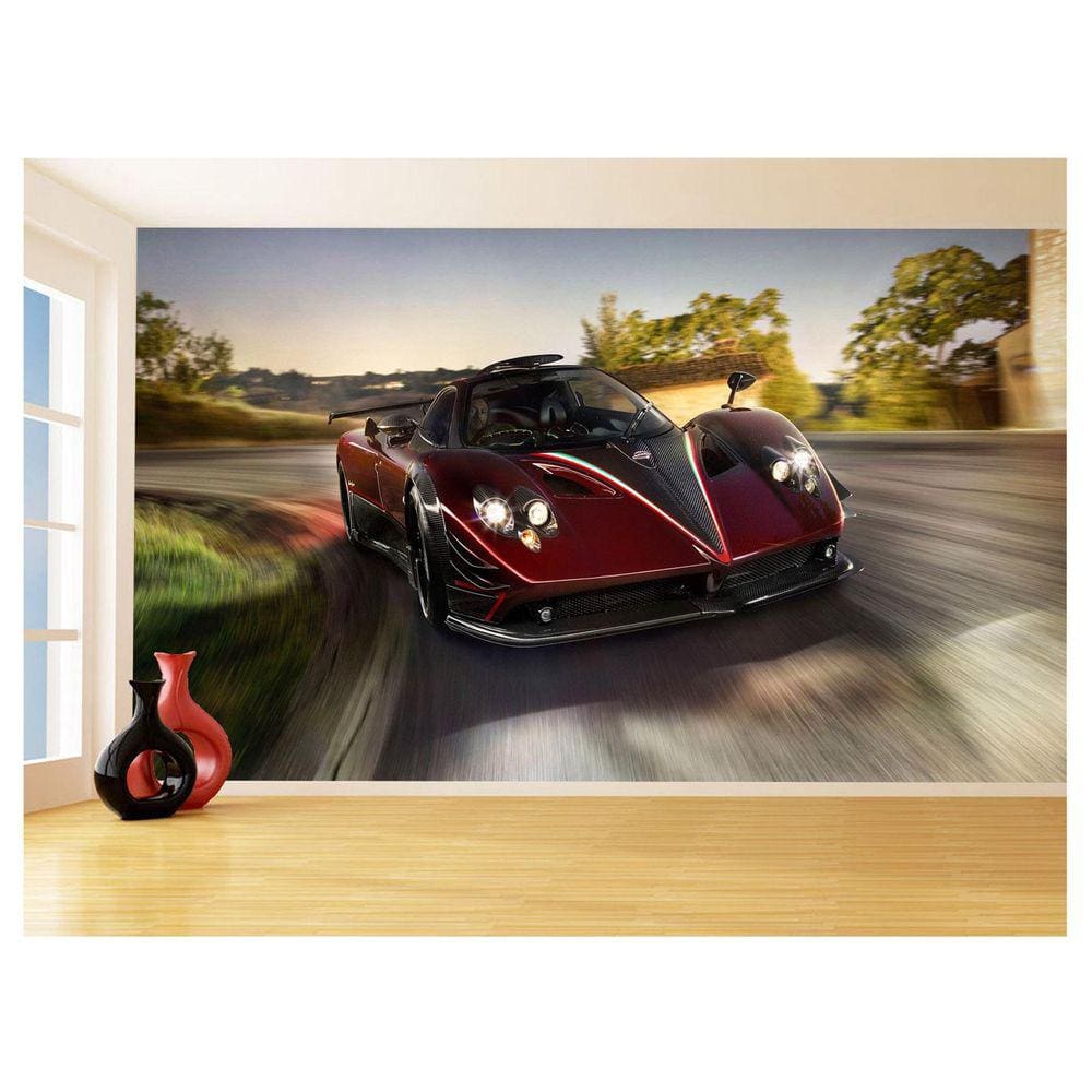 Papel De Parede Carro Pagani Zonda Huayra Rua 3,5M Car335