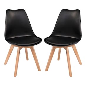 Kit 2 Cadeiras Leda Saarinen Design Preta Preto