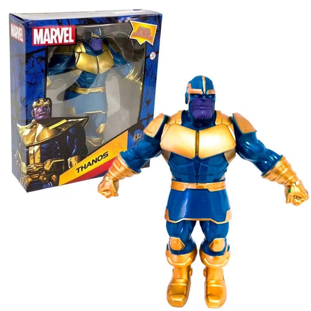 Boneco Thanos Articulado Brinquedo Marvel Vingadores 22 cm