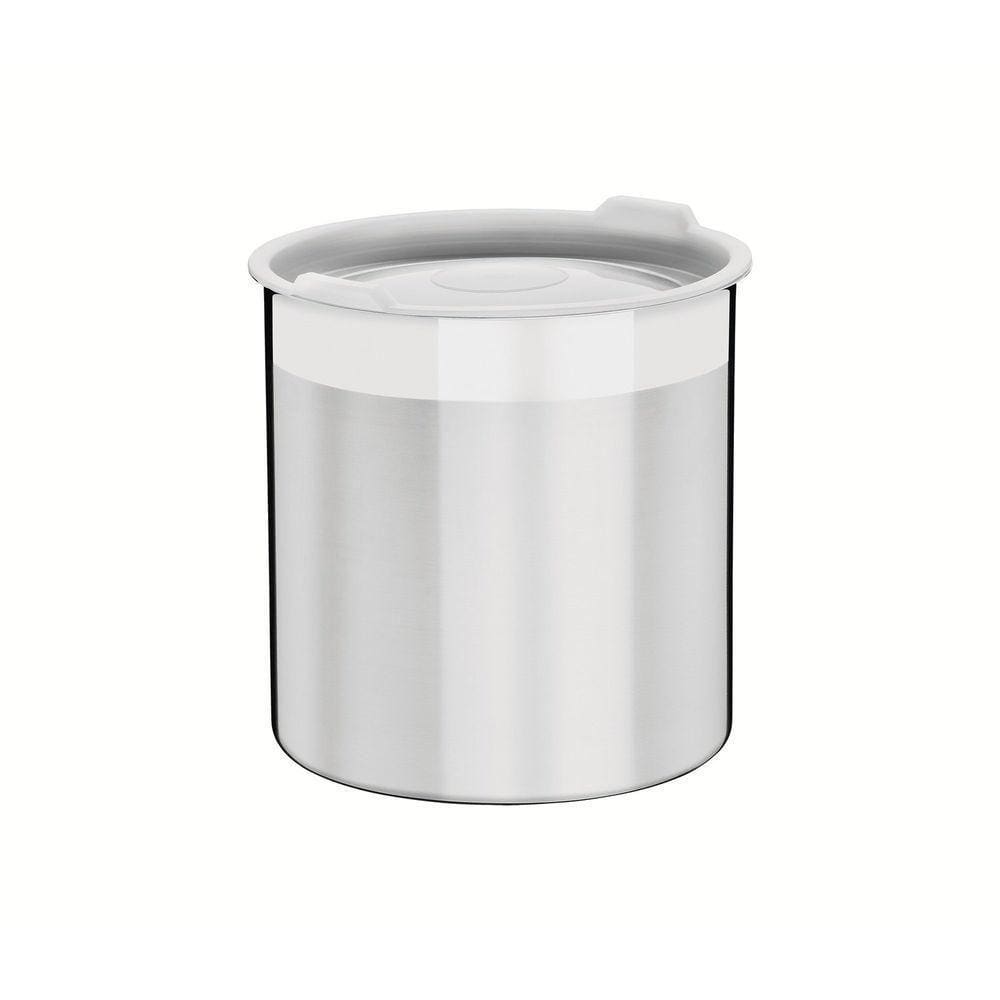 Pote Tramontina Cucina Em Aço Inox Para Mantimentos Com Tampa Plástica 14 Cm 2,3 L Tramontina