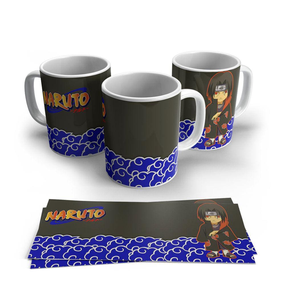Caneca de Porcelana Naruto Itachi Uchiha Personagens