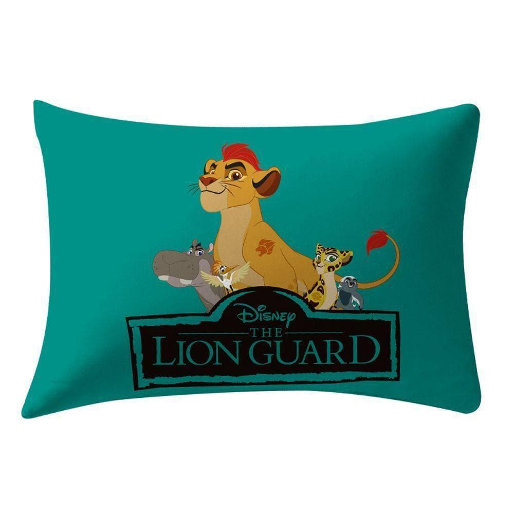 Fronha Simba E Amigos Guarda Do Leão 48Cmx68Cm Verde