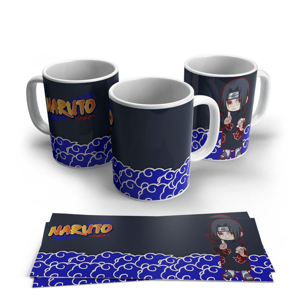 Caneca de Porcelana Naruto Itachi Personagens