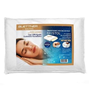 Travesseiro Buettner Regulável Viscoelástico Bristol Branco