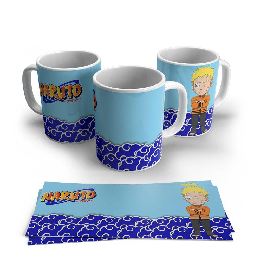 Caneca de Porcelana Naruto Hokage 01 Personagens
