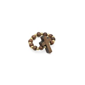 Dezena de Dedo Madeira Imbuia 4mm com Dourado