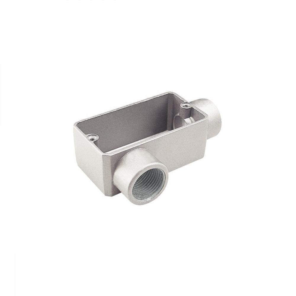 Condulete Fixo 1.1/4&quot; Tipo &quot;lr&quot; - Com Tampa / Rosca Bsp / Sem Pintura
