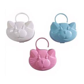 Porta Chupeta Plastbaby Gatinho Rosa - Polipropileno