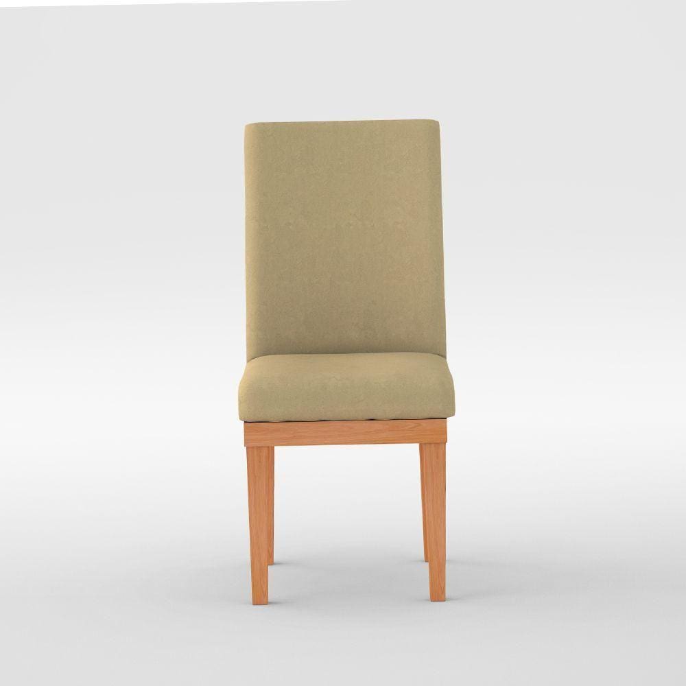 Cadeira Para Mesa De Jantar Estofada Reforçada capuccino